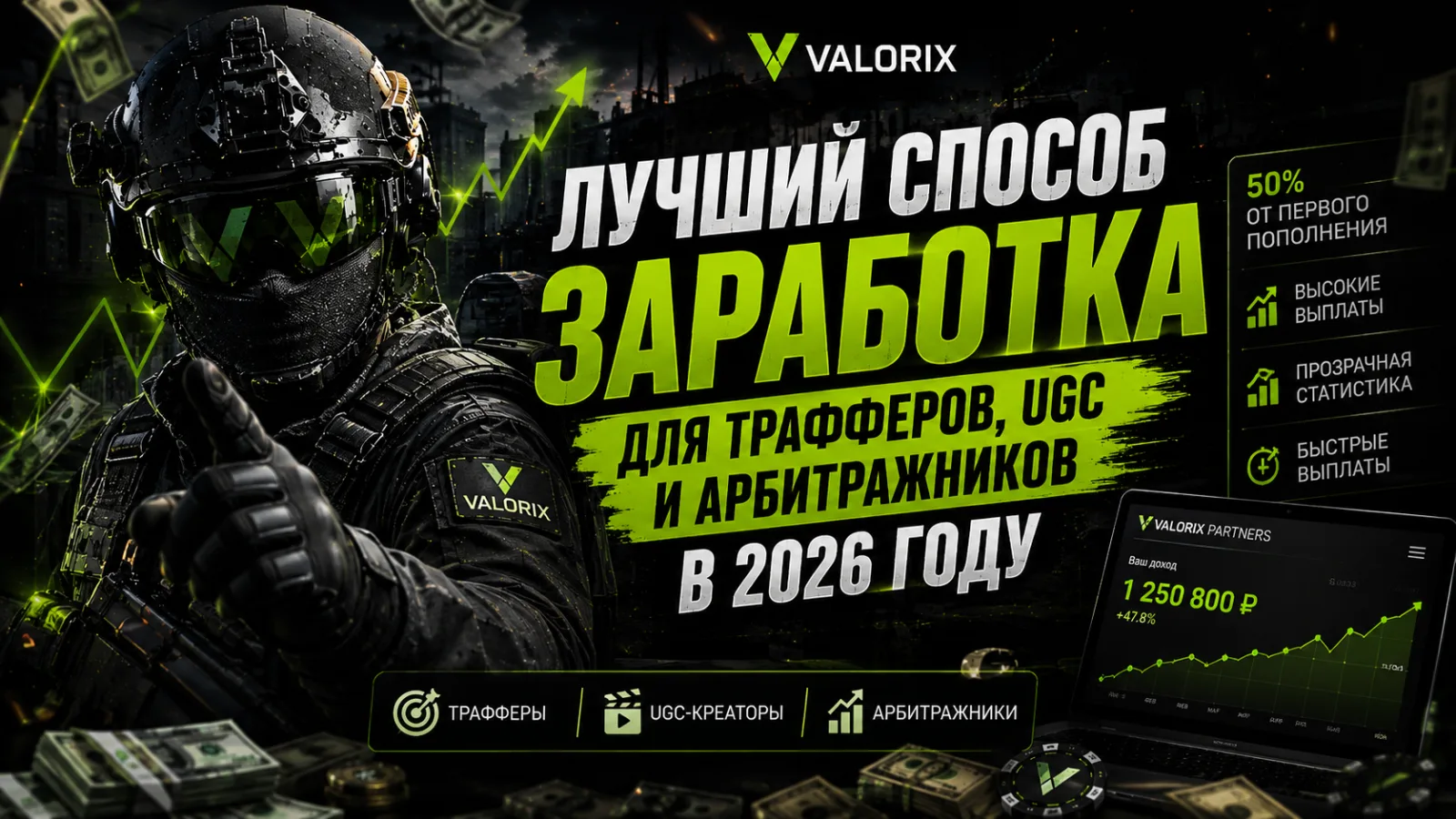 Лучший способ заработка для трафферов, UGC-креаторов и арбитражников в 2026 году
