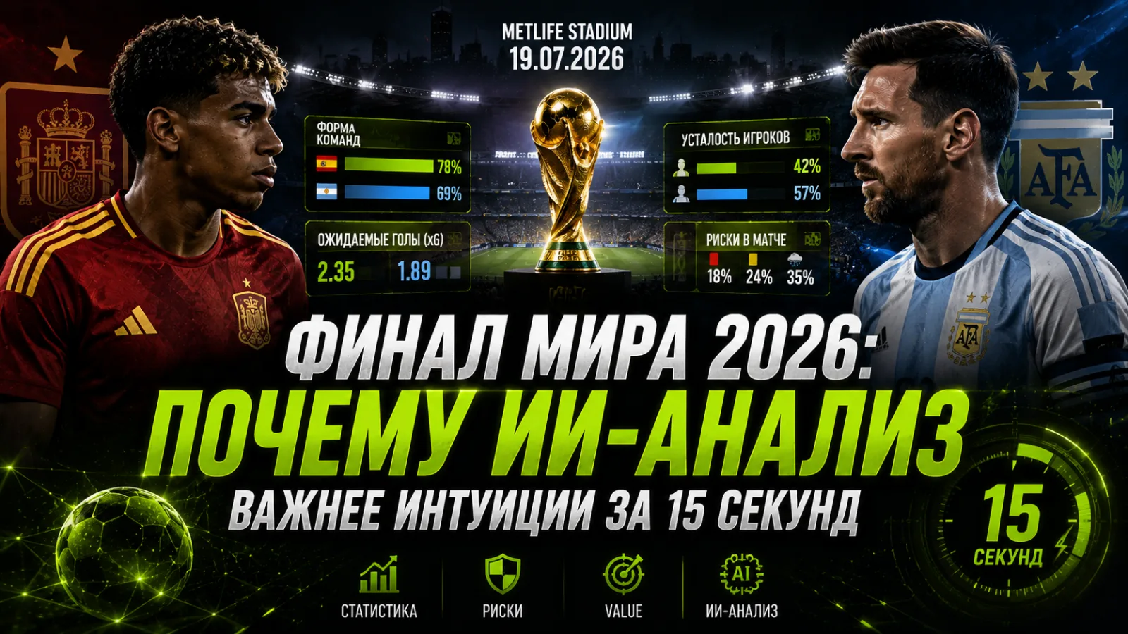 Финал Мира 2026: почему ИИ‑анализ важнее интуиции за 15 секунд
